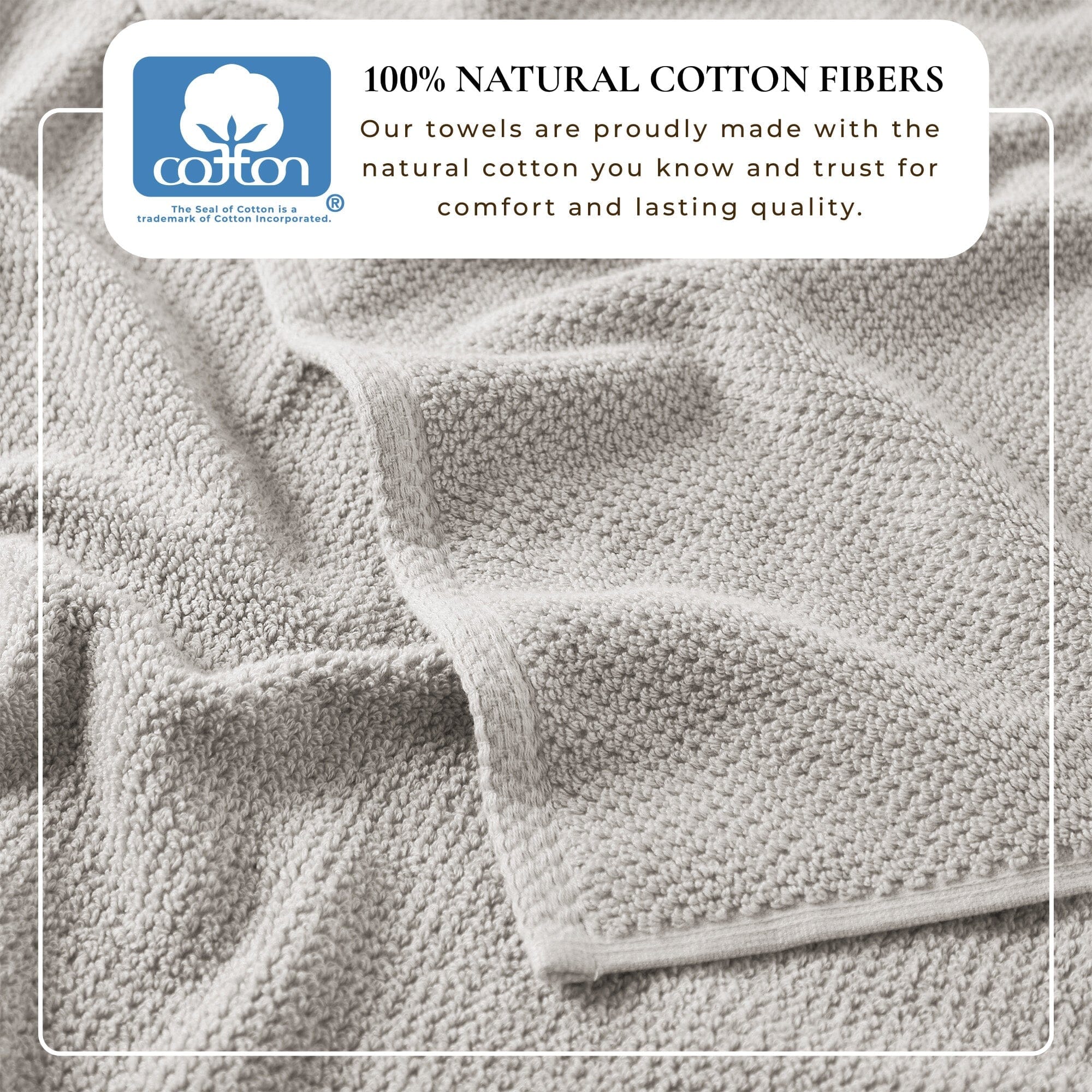 Cotton Textured Bath Towel Set - Acacia Collection (Shipping fees may apply)