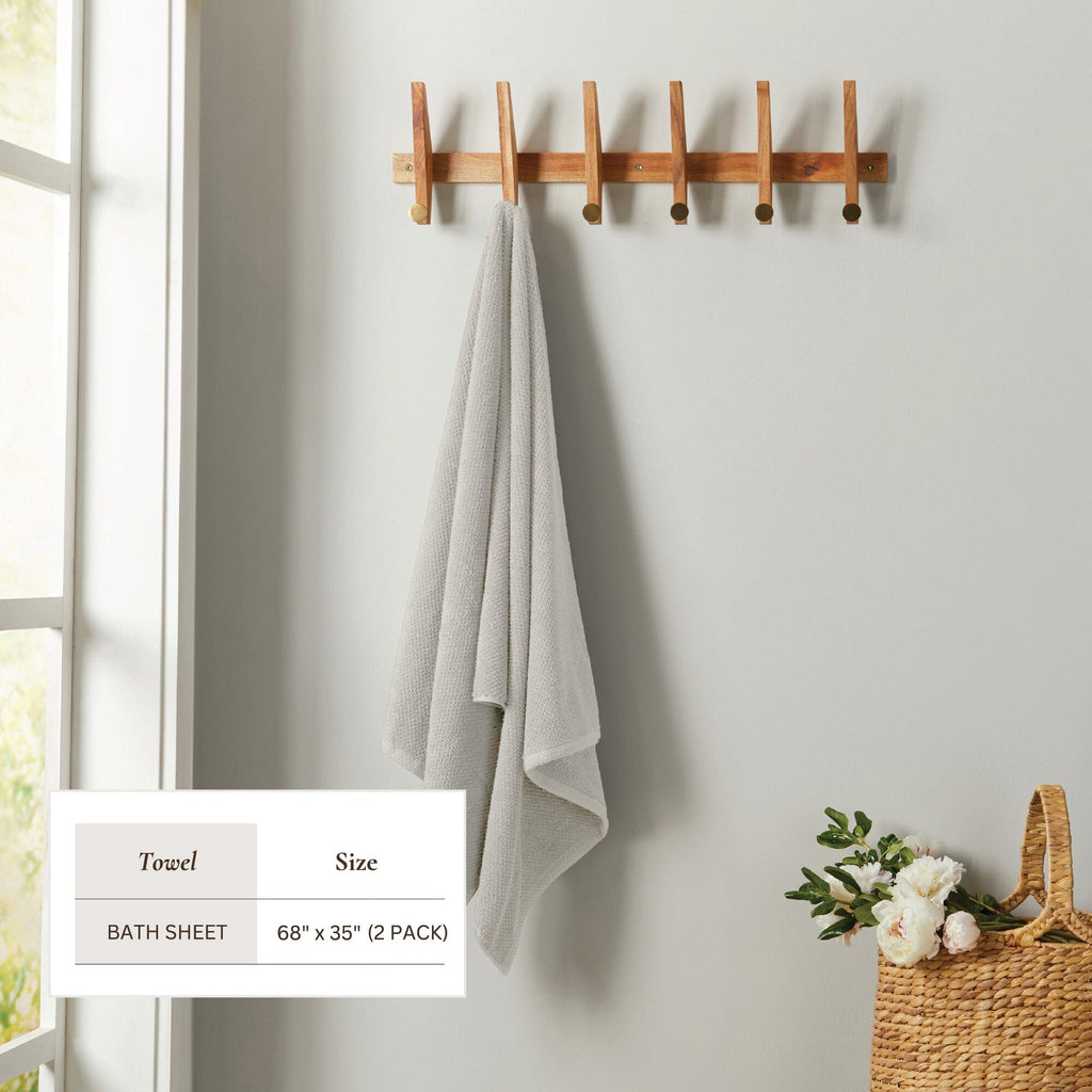 Cotton Textured Bath Towel Set - Acacia Collection (Shipping fees may apply)