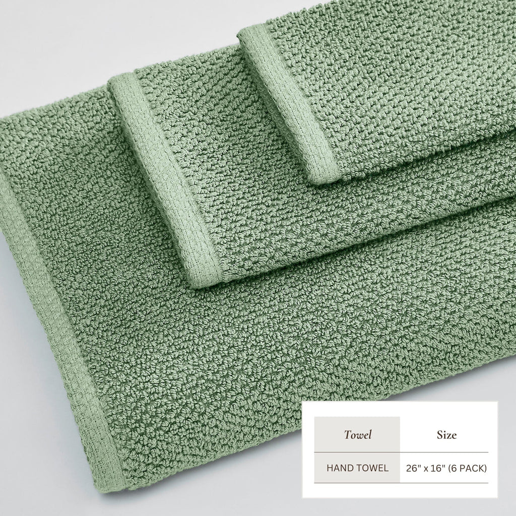 Cotton Textured Bath Towel Set - Acacia Collection (Shipping fees may apply)