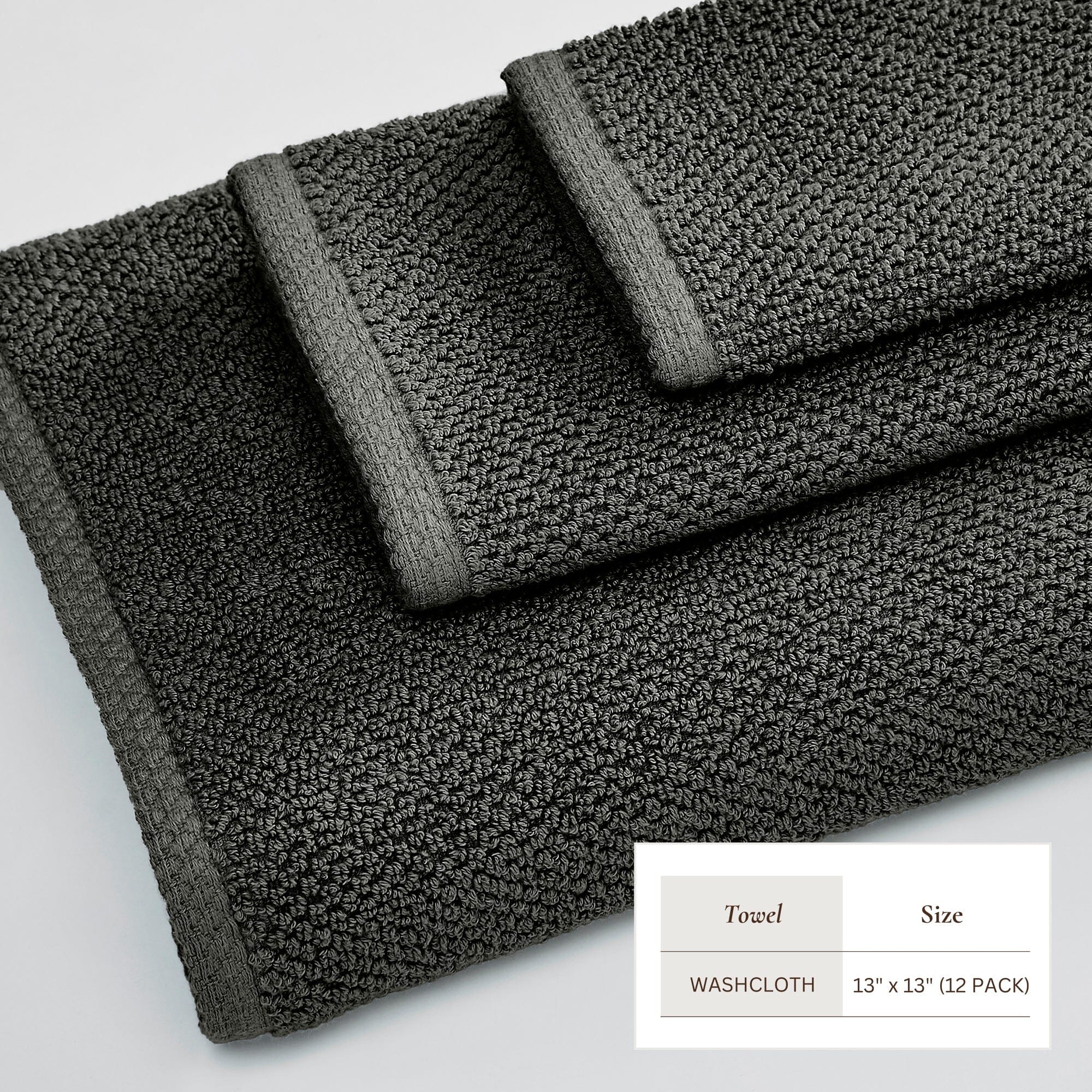 Cotton Textured Bath Towel Set - Acacia Collection (Shipping fees may apply)