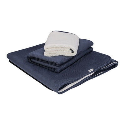 Pet Comfort Lodix Vita Navy Plush Dog Blanket, 70 x 100 cm (Shipping charges may apply)
