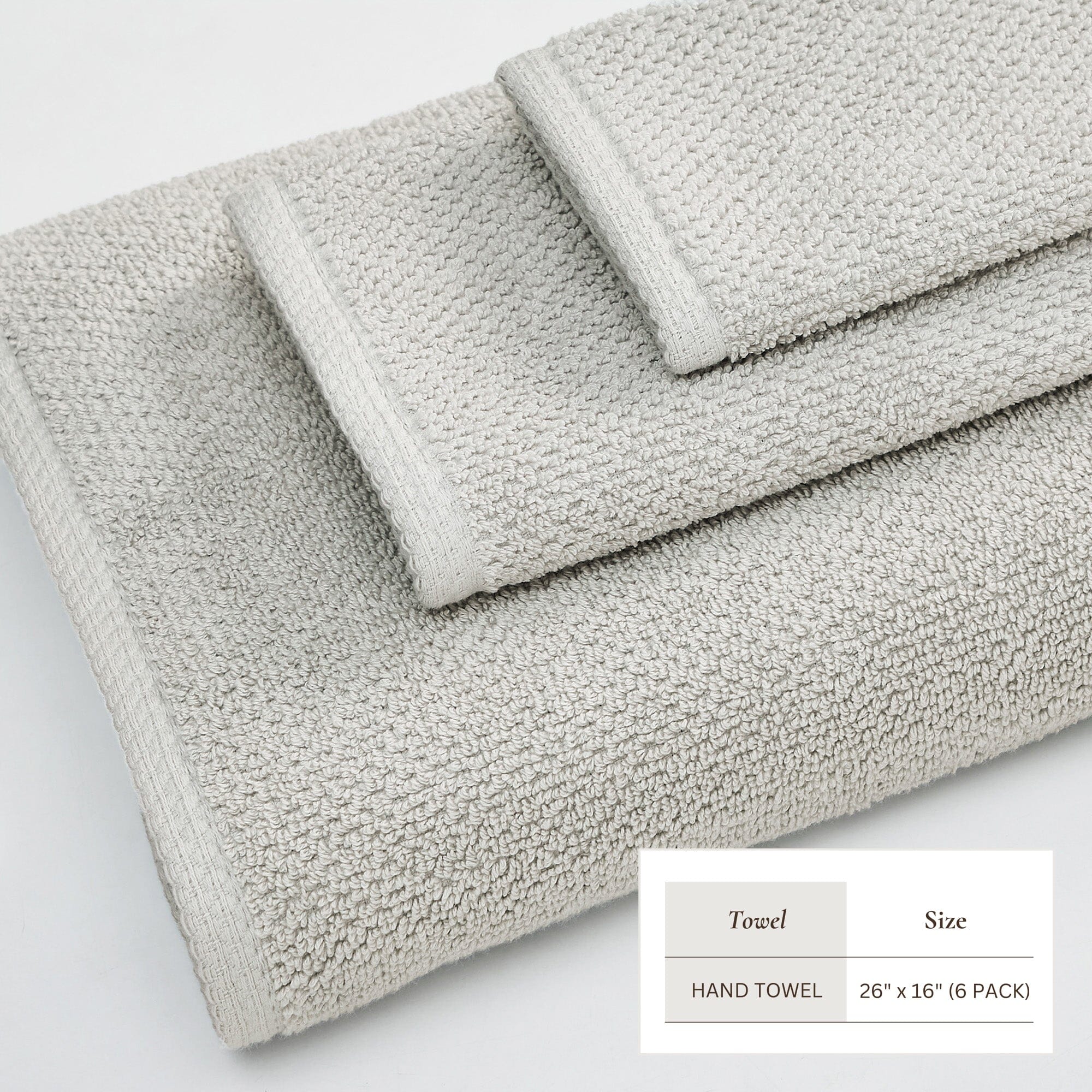 Cotton Textured Bath Towel Set - Acacia Collection (Shipping fees may apply)