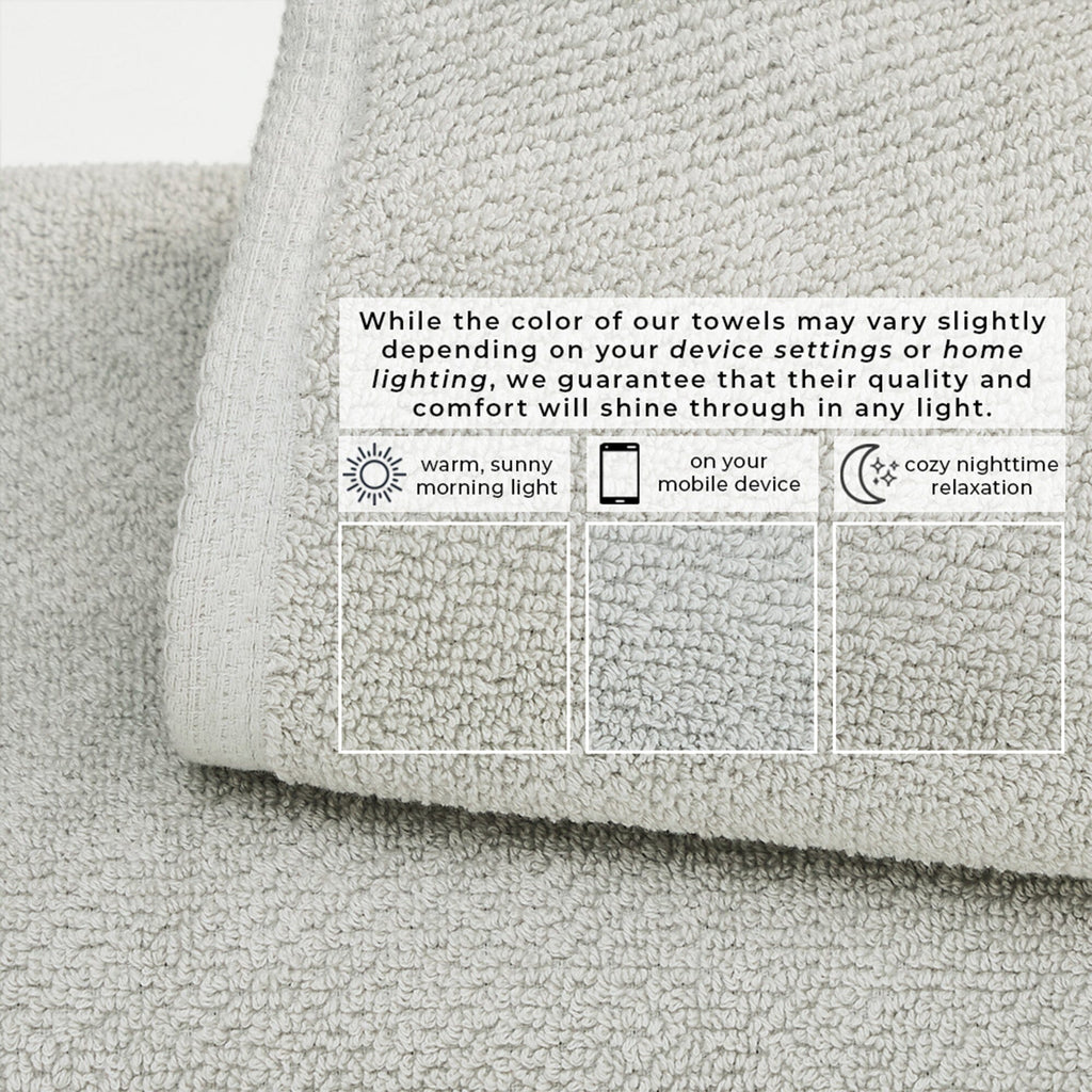 Cotton Textured Bath Towel Set - Acacia Collection (Shipping fees may apply)