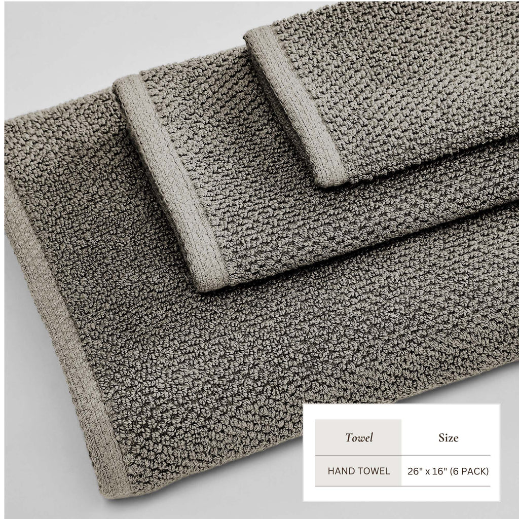 Cotton Textured Bath Towel Set - Acacia Collection (Shipping fees may apply)