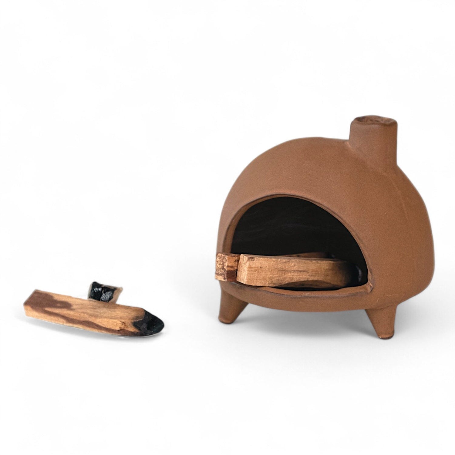Terracotta Chimney Incense & Smudge Stick Burner (Shipping fees may apply)