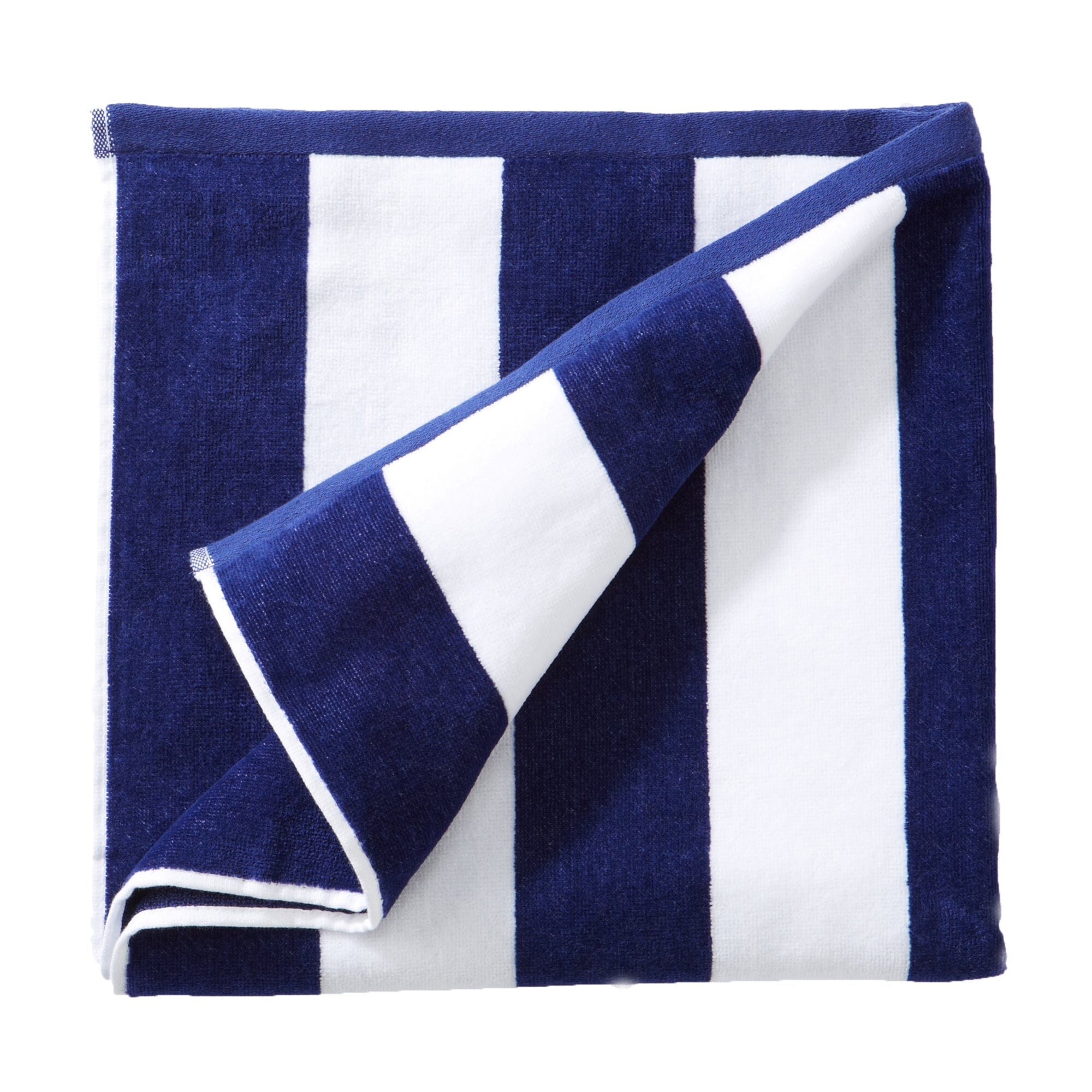 Cotton Velour Cabana Stripe Beach Towel - Novia Collection (Shipping fees may apply)