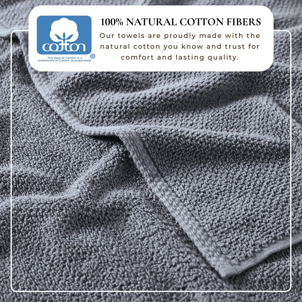 Cotton Textured Bath Towel Set - Acacia Collection (Shipping fees may apply)