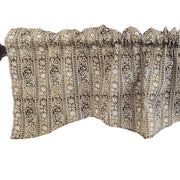 DaDa Bedding Moroccan Paisley Filigree Floral Window Curtain Valance - 18" x 52" (JHW-885) - DaDa Bedding Collection