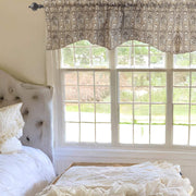 DaDa Bedding Moroccan Paisley Filigree Floral Window Curtain Valance - 18" x 52" (JHW-885) - DaDa Bedding Collection