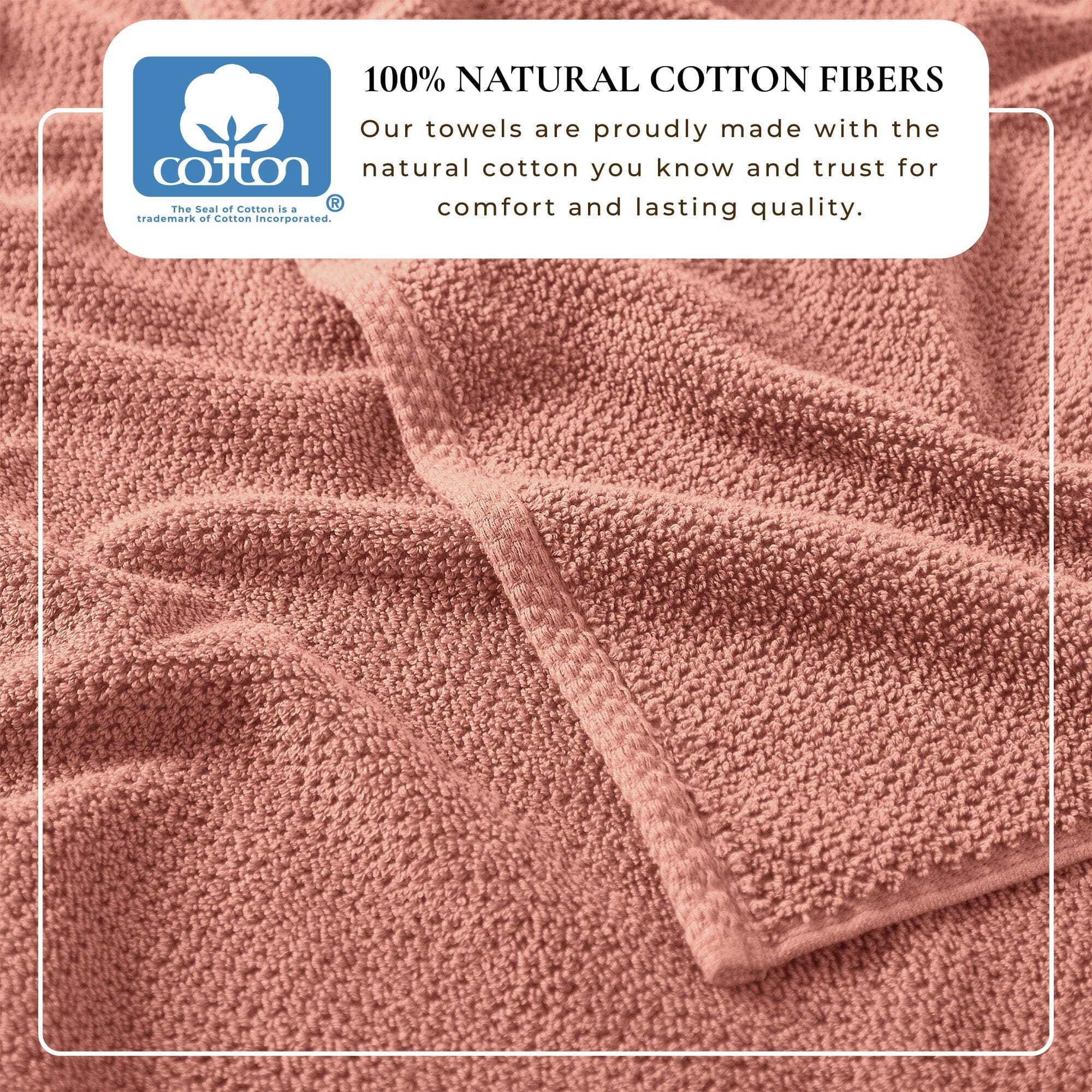 Cotton Textured Bath Towel Set - Acacia Collection (Shipping fees may apply)
