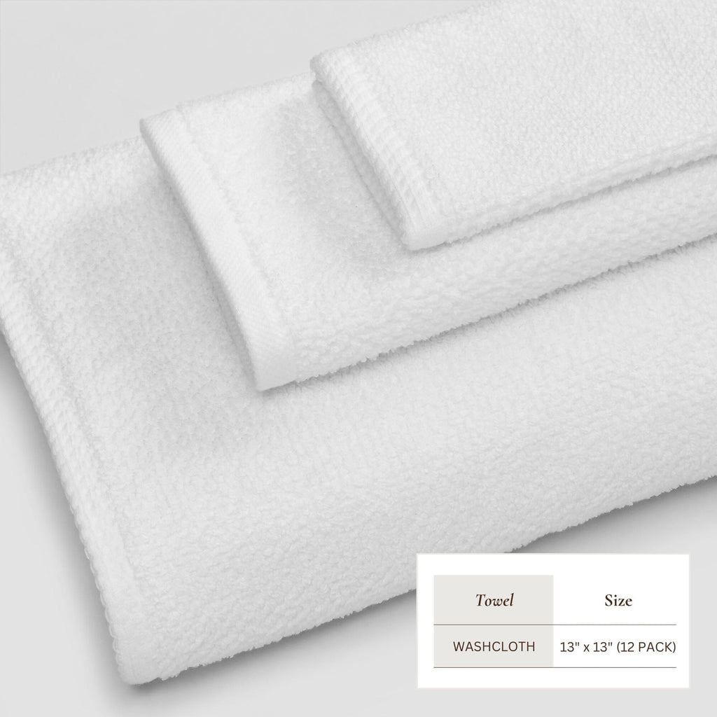 Cotton Textured Bath Towel Set - Acacia Collection (Shipping fees may apply)