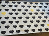 TABLE RUNNER - DaDa Bedding Elegant Woven Tapestry Table Runner, Lovely Black and Yellow Hearts (18113) - DaDa Bedding Collection
