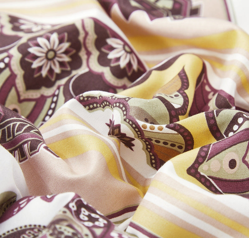 DaDa Bedding Majestic Oriental Kilim Duvet Cover - w/ Pillow Cases Royal Persian Traditional Design Intricate Ornate Ornament Print - DaDa Bedding Collection