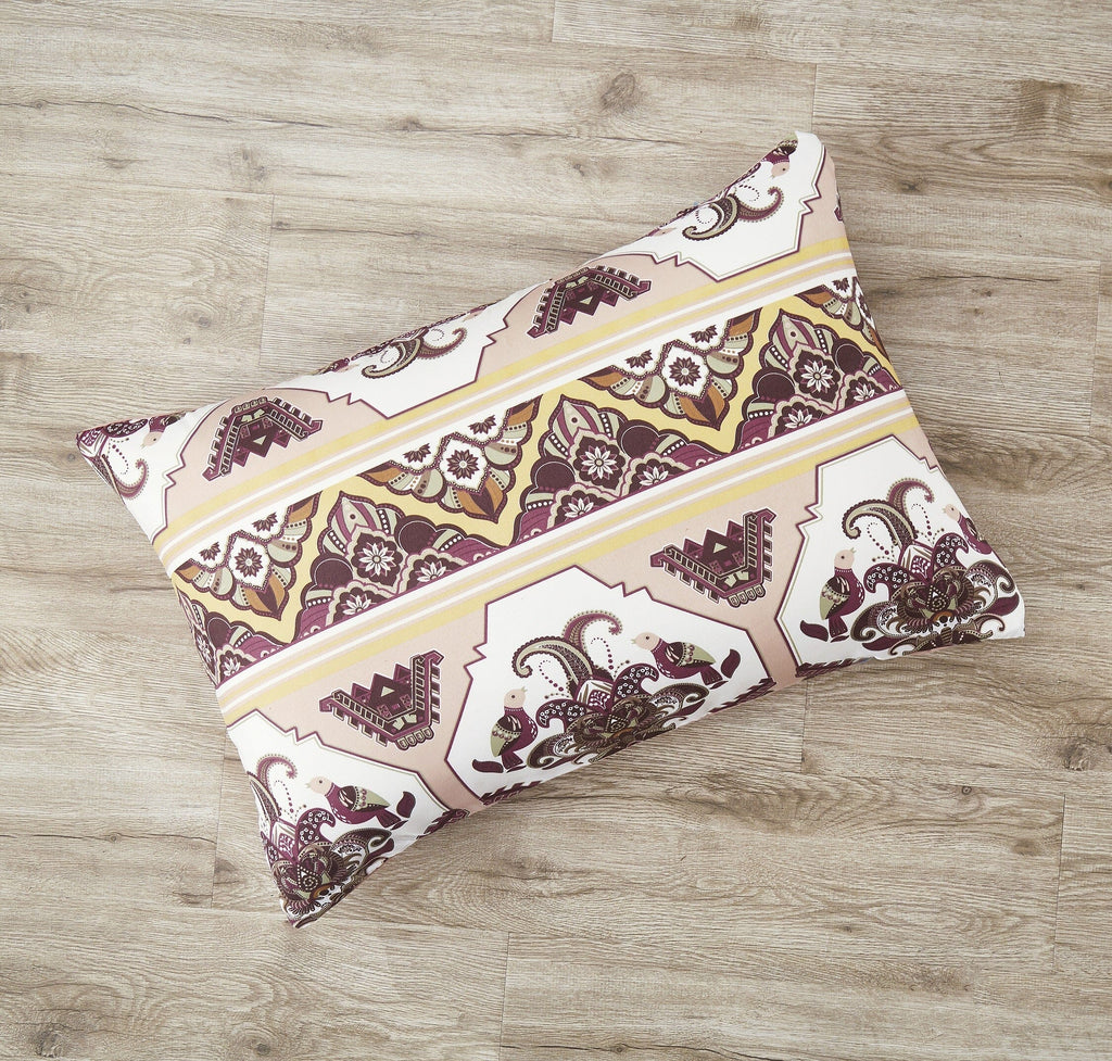 DaDa Bedding Majestic Oriental Kilim Duvet Cover - w/ Pillow Cases Royal Persian Traditional Design Intricate Ornate Ornament Print - DaDa Bedding Collection