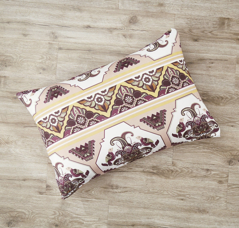 DaDa Bedding Majestic Oriental Kilim Duvet Cover - w/ Pillow Cases Royal Persian Traditional Design Intricate Ornate Ornament Print - DaDa Bedding Collection