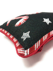 DaDa Bedding Set of 4 Pieces - Autumn Harvest Halloween & Christmas Ornaments Holiday Tapestry Throw Pillow Covers Bundle Pack - 16" x 16" - DaDa Bedding Collection