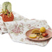 DaDa Bedding Hint of Mint Cottage Floral Roses Quilted Cotton Dining Table Runner (3036) - DaDa Bedding Collection