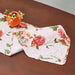 DaDa Bedding Romantic Roses Pink White Lovely Floral Quilted Dining Table Runner (879) - DaDa Bedding Collection