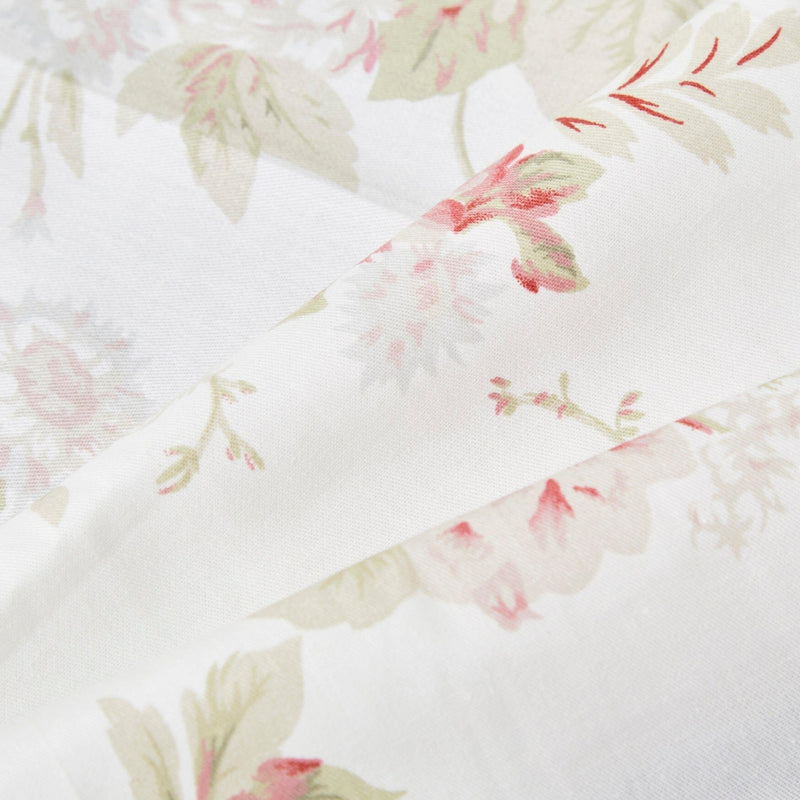 DaDa Bedding Set of 4-Pieces Hint of Mint Floral Cotton Dining Table Napkins 18" x 18" (3036) - DaDa Bedding Collection