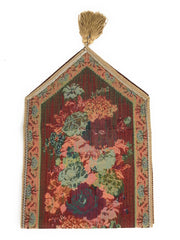 DaDa Bedding Set of 3-Pieces - Breath of Spring Floral Beige Woven Dining Tapestry Table Runners (3089) - DaDa Bedding Collection