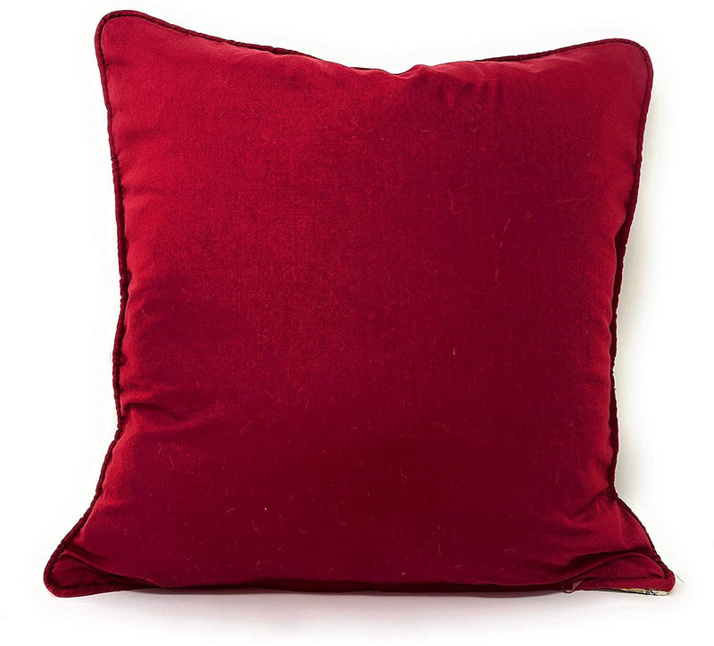 DaDalogy Bedding Dark Noir Botanical Mughal Floral Vintage Fleur Tapestry Throw Pillow Covers 16" (18197) - DaDa Bedding Collection