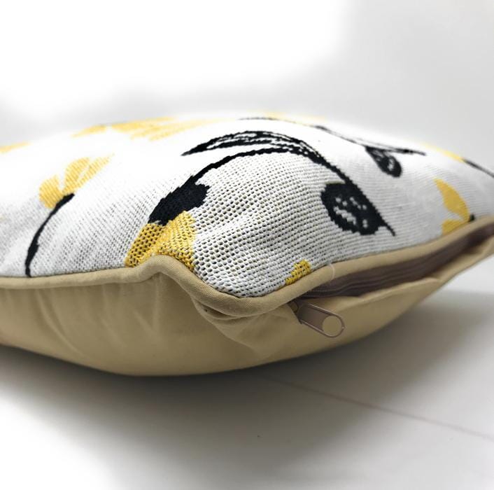 DaDa Bedding Set of 4 Pieces - Floral Garden Botanical Tapestry Throw Pillow Covers Bundle Pack - 16" x 16" - DaDa Bedding Collection