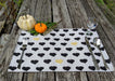 Placemat - DaDa Bedding Lovely Black and Yellow Hearts Placemats, Set of 4 Tapestry 13” x 19” (18113) - DaDa Bedding Collection
