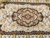 Placemat - DaDa Bedding Royal Persian Rug Golden Floral Placemats, Set of 4 Tapestry 13” x 19” (18119) - DaDa Bedding Collection