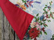 DaDa Bedding Set of 4-Pieces Tropical Sky Blue Birds Floral Tapestry Dining Table Placemats 13” x 19” (18116) - DaDa Bedding Collection