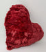 DaDa Bedding Hand-Made Luxury Romantic Valentine Heart Shaped Red Throw Pillow - 16” x 14” - DaDa Bedding Collection