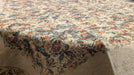 TABLECLOTH - DaDa Bedding Wildflower Wonderland Floral Beige Tan Square Table Cloth (3100) - DaDa Bedding Collection