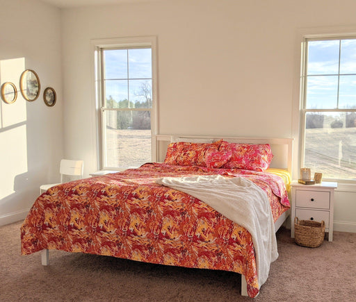 DaDa Bedding Lovely Pop of Colors Lightweight Reversible Quilted Bedspread Set (KBJ1625) - DaDa Bedding Collection