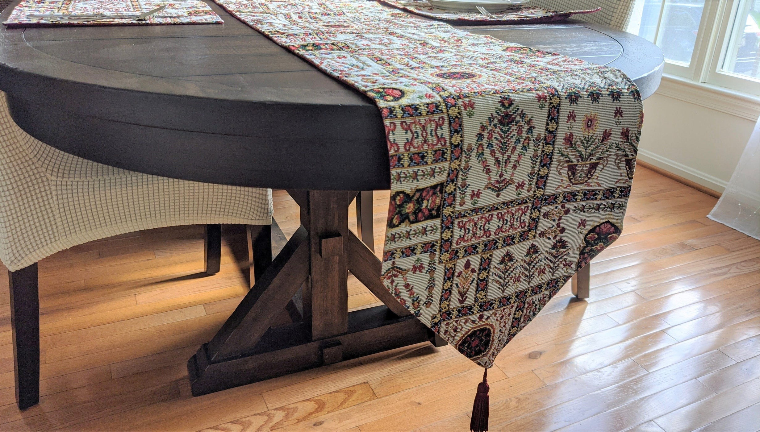 DaDalogy Bedding Bed in a Bag Bundle Set - Bohemian Paisley Dreams Floral Olive Brown Patchwork Bedspread Set (JHW885)