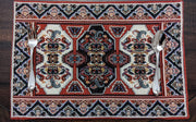 DaDalogy Set of 4-Pieces Majestic Kilim Red Persian Rug Woven Tapestry Placemats 13” x 19” (18195) - DaDa Bedding Collection