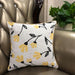 CUSHION COVER - DaDa Bedding Fresh Sunshine Yellow Fleur Floral Tapestry Throw Pillow Covers 16" (18112) - DaDa Bedding Collection