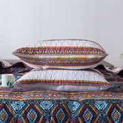 DaDa Bedding Southwestern Aztec Bohemian Desert Tribal Quilted Bedspread Set (KSX-002) - DaDa Bedding Collection