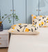 Yellow floral fitted and flat sheet set (Rustic Farmhouse )