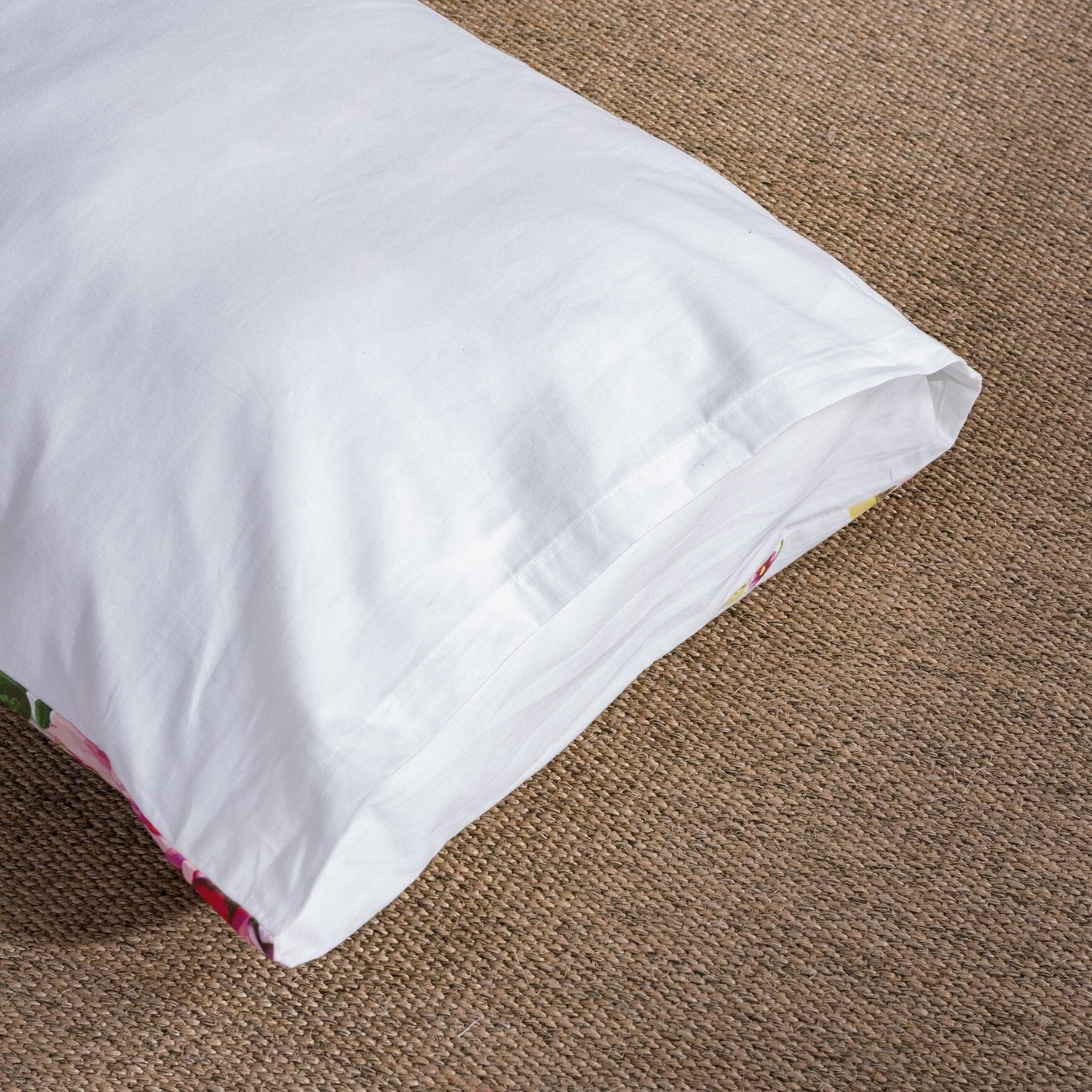 DaDa Bedding Romantic Roses Lovely Spring Pink Floral Garden Fitted & Flat Bed Sheet Set w/ Pillow Cases (JHW879) - DaDa Bedding Collection