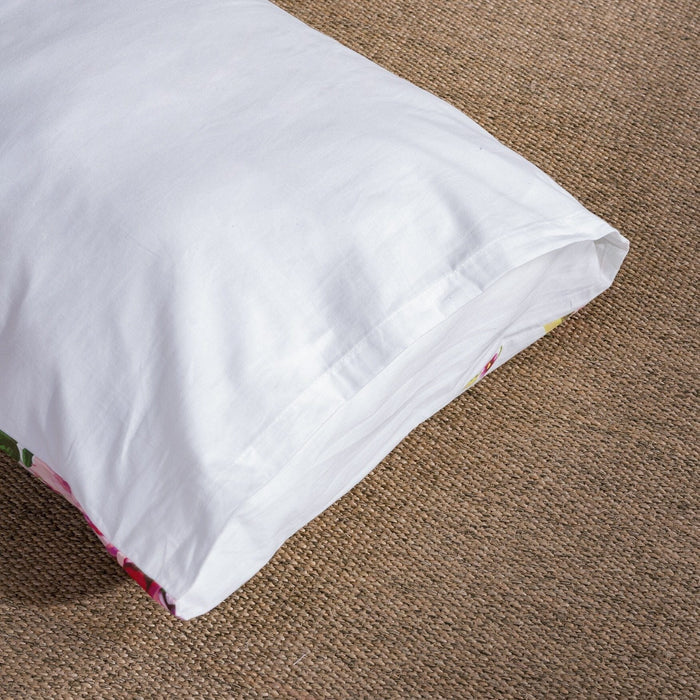 DaDa Bedding Romantic Roses Lovely Spring Pink Floral Fitted Bed Sheet w/ Pillow Cases (JHW879-Fitted) - DaDa Bedding Collection
