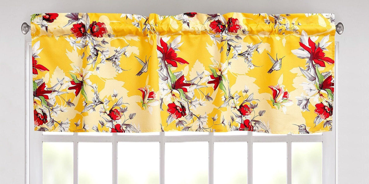 Yellow valance on sale