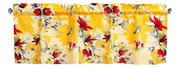 DaDa Bedding Floral Sunshine Yellow Hummingbirds Window Curtain Valance - 18" x 52" (JHW-925) - DaDa Bedding Collection