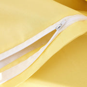 DaDa Bedding Sunshine Yellow Hummingbirds Floral Fitted Bed Sheet w/ Pillow Cases (JHW-925) - DaDa Bedding Collection