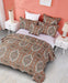 Bedspread - DaDa Bedding Rustic Earthy Cross Motif Folk Style Scalloped Quilted Bedspread Set (JHW-944) - DaDa Bedding Collection