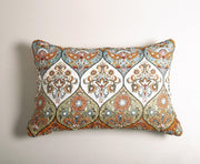 DaDa Bedding Bohemian Floral Paisley Garden Coral Teal Quilted Bedspread Set (LH1403) - DaDa Bedding Collection