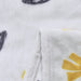 BLANKET - DaDa Bedding Soft Fleece Throw Blanket, Fresh Sunshine Yellow Fleur Floral Silver/Grey Background (XY1011) - DaDa Bedding Collection