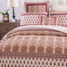 BEDSPREAD - DaDa Bedding Bohemian Moroccan Tear Drop Rubies Paisley Cotton Bedspread Set (JHW-653) - DaDa Bedding Collection