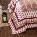 DaDa Bedding Bohemian Moroccan Tear Drop Rubies Paisley Cotton Bedspread Set (JHW-653) - DaDa Bedding Collection