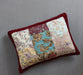 DaDalogy Burgundy Paisley Real Patchwork Cotton Bedspread