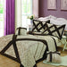 BEDSPREAD - DaDa Bedding Classic Elegant Velvety Ribbons Quilted Coverlet Bedspread Set (YG1024Beige) - DaDa Bedding Collection