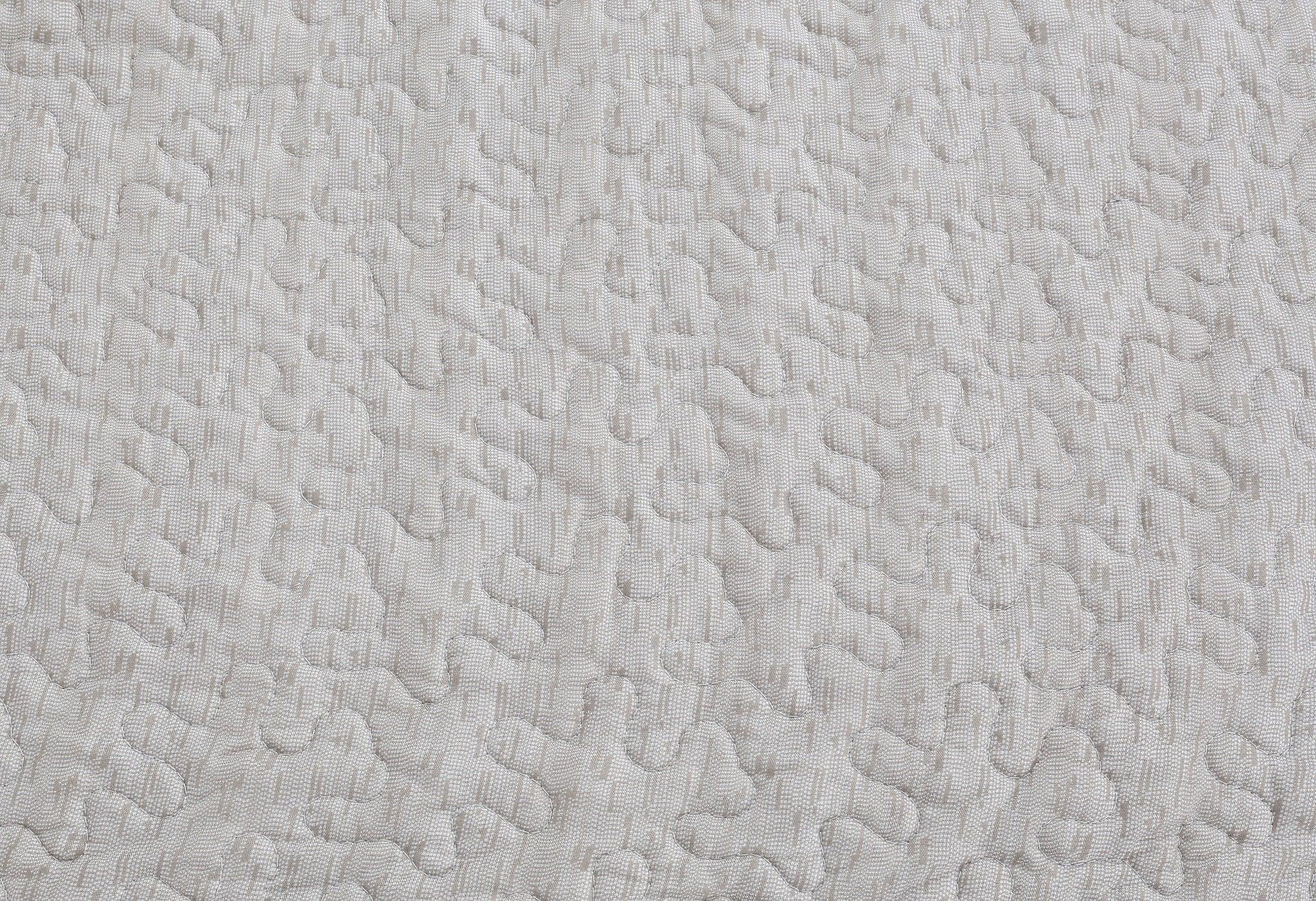 DaDa Bedding Rustic Grey Mosaic Distressed Medallion Reversible Quilted Bedspread Set (SD16299) - DaDa Bedding Collection